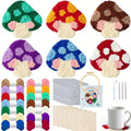 Avtytsda 6PCS Punch Needle Coaster Kit, Easy Punch Needle DIY Embroidery Set by Avtytsda