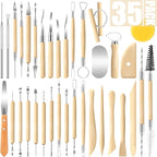 Jetmore 35 Pack Clay Tools Kit, Pottery Tools & Sculpting Tools, Polymer by Jetmore