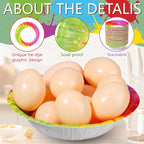 Hsei 100 Pack Paper Bowl, 9 oz/270 ml, Disposable, Leak Proof, - Image 3