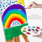 FANDAMEI Oval Paint Palette Tray, Plastic Paint Tray Palette, Painting Palette - Image 8