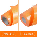 TORC Neon Glitter HTV Heat Transfer Vinyl Roll 12 inch x 20 ft Iron on Vinyl - Image 3