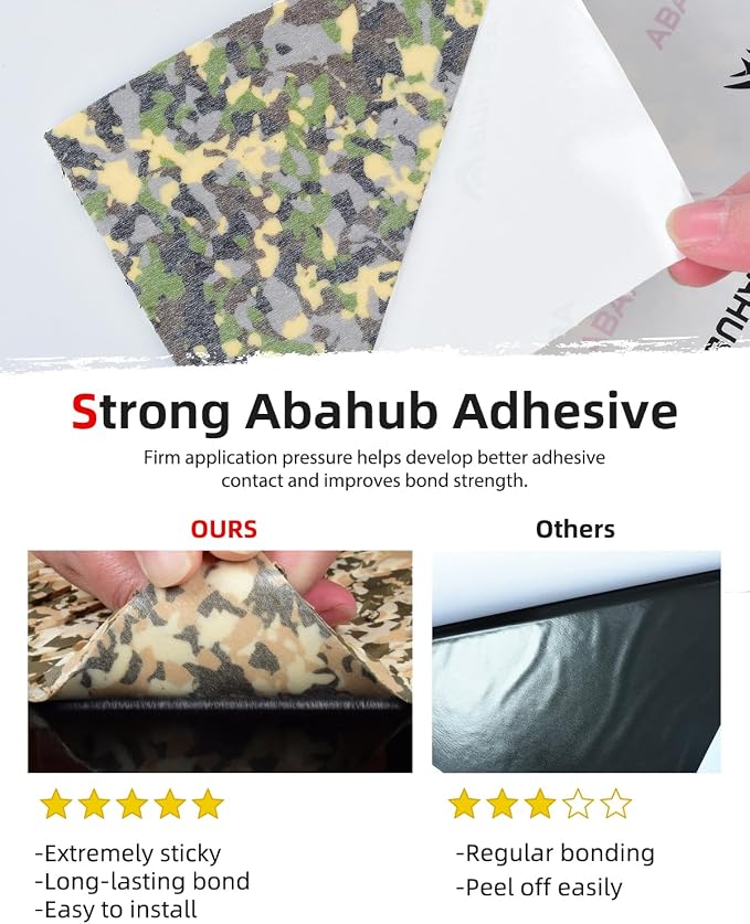 Abahub EVA Foam Boat Flooring Self-Adhesive Decking Surfboard Traction Pad | - Image 2