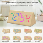 DreamSky Wooden Digital Alarm Clock - Image 8