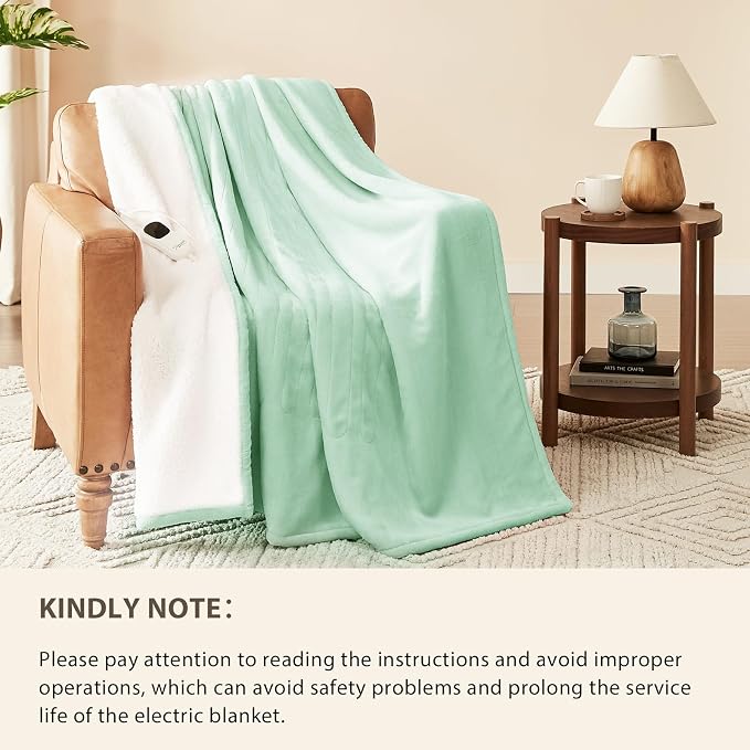 Homemate Electric Heated Blanket Twin Size - Image 6