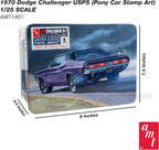 AMT 1970 Dodge Challenger USPS 1:25 Scale Model Kit - Image 2