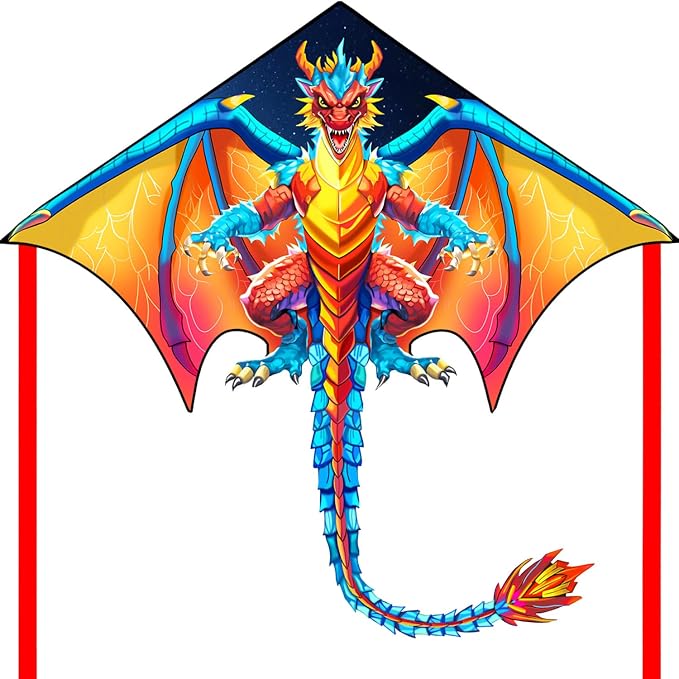 HONBO Large Delta Kite for Kids & Adults, Extremely Easy to Fly Kite for Beach by HONBO