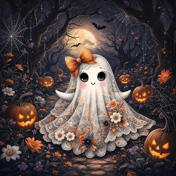 Halloween Pumpkin Stamped Cross Stitch Kits by TaeYsck