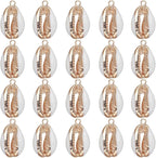 SUNNYCLUE 1 Box 20Pcs Seashell Charms Shell Charms Sea Shells Sea Shell Charms by SUNNYCLUE