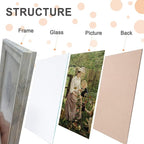 16x20 Picture Frame with Real Glass set of 2, Vintage Frames - Image 3