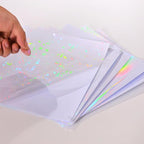 36 Sheets Holographic Laminate Sheets 8.5x11 Inch Self Adhesive 6 Patterns | - Image 6