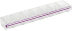 Craft Mates Bead Organizer, 7 Locking Compartments, Plastic Storage | Clear by CRAFTMATES
