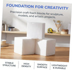 DOITOOL 8pcs 4-inch Crafting Foam Blocks Square Cubes - Image 8