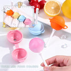 8PCS Silicone Lollipop Popsicle Molds, Reusable Homemade Popsicle Molds - Image 5