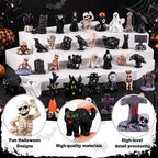 DIYDEC 60pcs Halloween Resin Miniatures Mini Resin Ghost Skull Figures to Hide - Image 4