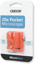 MicroMini Orange, Pocket Microscope Keychain | Built-In Flashlight - Image 7