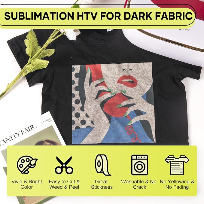 HTVRONT Sublimation HTV Sheets for Cotton Fabric - Image 2