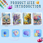 DOZEEZOP 4 Pack 5D Diamond Painting Kits - Image 2