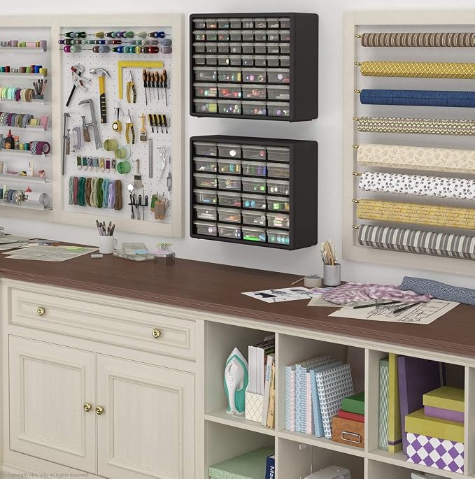 Akro-Mils 44-Drawer Plastic Drawer Storage Cabinet - Image 11
