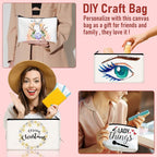 Legigo Blank Canvas Bag Zipper Pouch Makeup Bags Bulk - Image 6