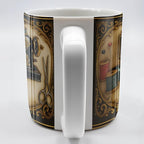 Personalized Classic Sewing Machine Design Coffee Mug, Ceramic Sewing Mug - Image 9