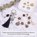 Craftdady Tibetan Style Antique Silver Alloy Pendants Cute Metal Dangle Charms - Image 6