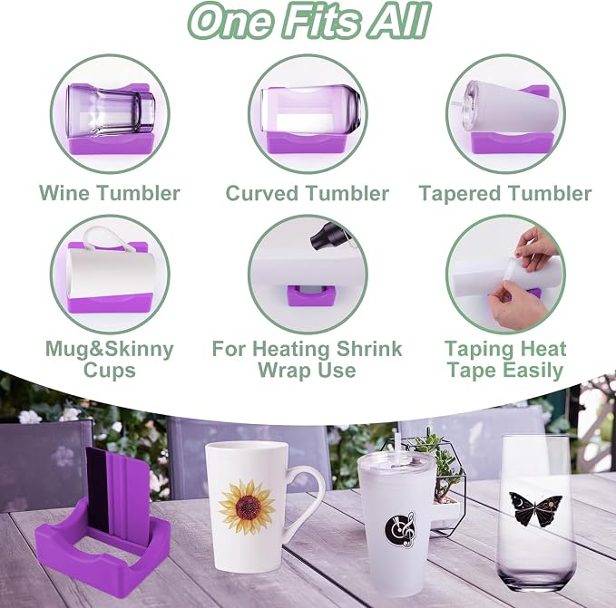 Silicone Cup Cradle for Tumblers, Tumbler Holder for Crafts - Image 5