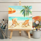 Kathfly 12 Pcs 8 x 8'' Wood Panel Boards, Unfinished Wood Canvas Panels - Image 4