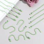 Lemonkey 100Pcs Ball Beads Chains Bulk, 4 Inch Dog Tag Metal Small Chains - Image 6