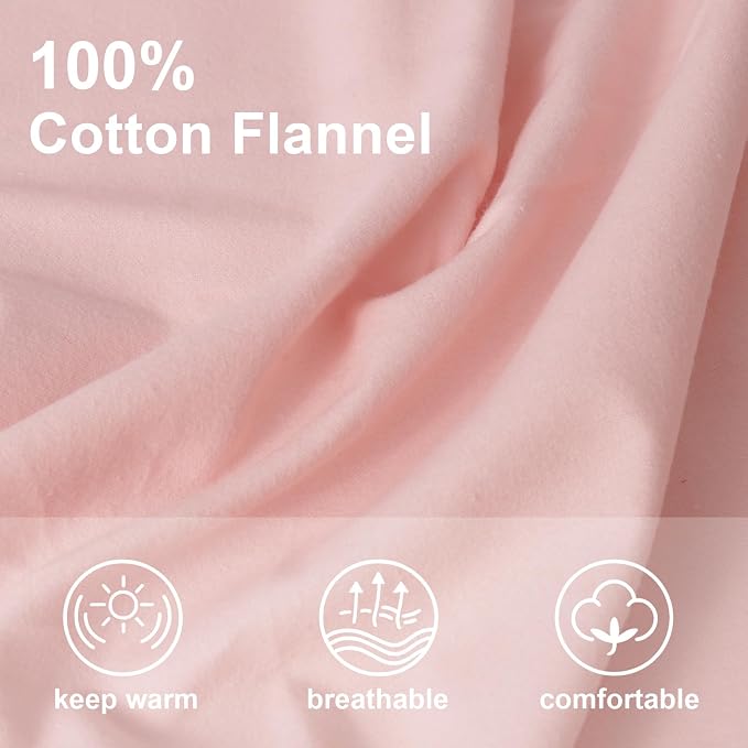 59”W Cotton Flannel Fabric, Super Soft 150GSM, Medium Weight Solid Arts & - Image 4