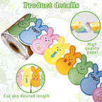 69 Feet Easter Bunny Bulletin Board Border Colorful Rabbit Die Cut Trim Border - Image 3
