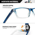 ANYLUV Blue Light Glasses Men Woman, Eye Strain Relief Eye Protection - Image 3