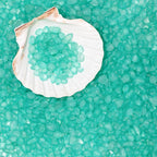 QEQEKAKA Sea Glass Stones for Crafts About 0.5LB Glass Pebbles Gemstones Bulk - Image 6