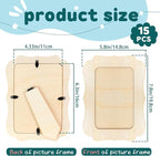 VOKOY 15 Pack Wooden Picture Frames - Image 2