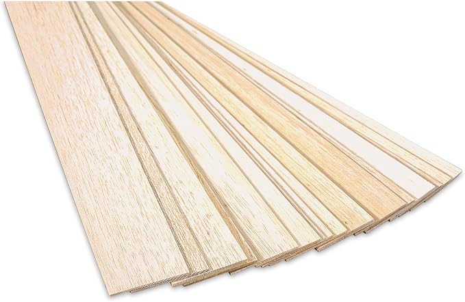 Balsa Wood 1/8 X 3 X 36in by Unknown