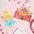 JULEASEL Mirror Mosaic Princess Unicorn Craft Kit, Gift - Image 5