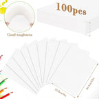 100PCS 9x12 Watercolor Paper Bulk, 140lb/300g Cold Press Thick Water Color - Image 2