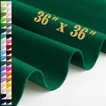 Large Felt Fabric Sheet 36 x 36 Inch, 1.6mm Thick | Soft nonwoven felt by MIGLORIA