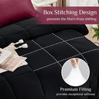 JOLLYVOGUE King Comforter Set, Ultra-Soft Bed in a Bag King Size 7 Pieces - Image 3
