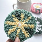 Avtytsda 6PCS Punch Needle Coaster Kit, Easy Punch Needle DIY Embroidery Set - Image 7