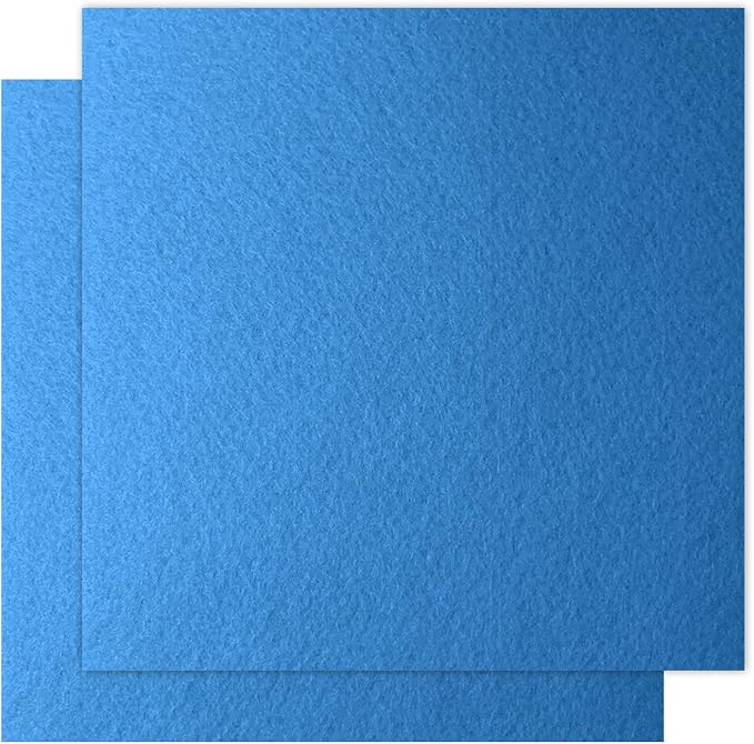 12" x 12" Felt Fabric Sheets for Crafts, Squares Felt Fabric Sheets, 1mm Thick by Unknown