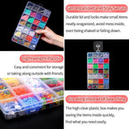 IOOLEEM 28 Grids Plastic Bead Organizer Box, Organizer Container Storage Box - Image 5