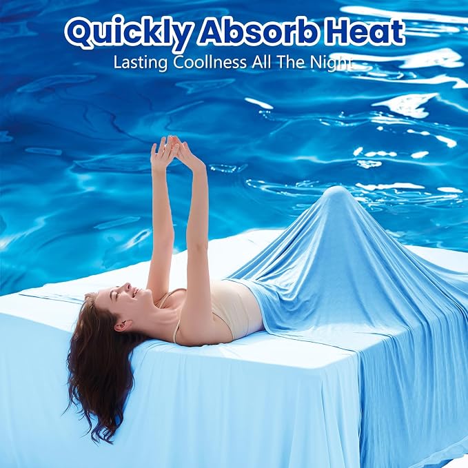 Topcee Cooling Blanket Queen Size- 90"x90" Summer Cooling Throw Blanket - Image 2