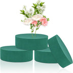 Large Floral Foam Round 6'' SUPKING Flower Foam 4Pcs Florist Foam Blocks Wet by SupKing