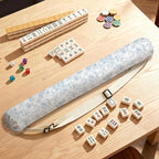 Blue and White Floral Toile Mahjong Mat Bag - Image 4