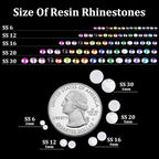 4000pcs 4mm Resin Rhinestones Bulk - Image 3