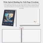 Fuxi Water Color Paper 11x14, Large Watercolor Paper 140 lb Cold Press - Image 4