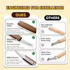 Wood Carving Kit, Deluxe Wood Carving Set, 6 Wood Carving Knives 8 Chisels 6 - Image 5