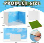 16 Pcs Cardboard Diorama Kit Includes Diorama Box - Image 2