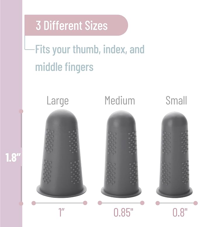 Mr. Pen- Hot Glue Gun Finger Protectors, Rubber Fingers Tips, Rubber Finger - Image 3