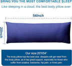 DOWNCOOL Large Body Pillow Insert- Breathable Full Body Pillow - Image 6